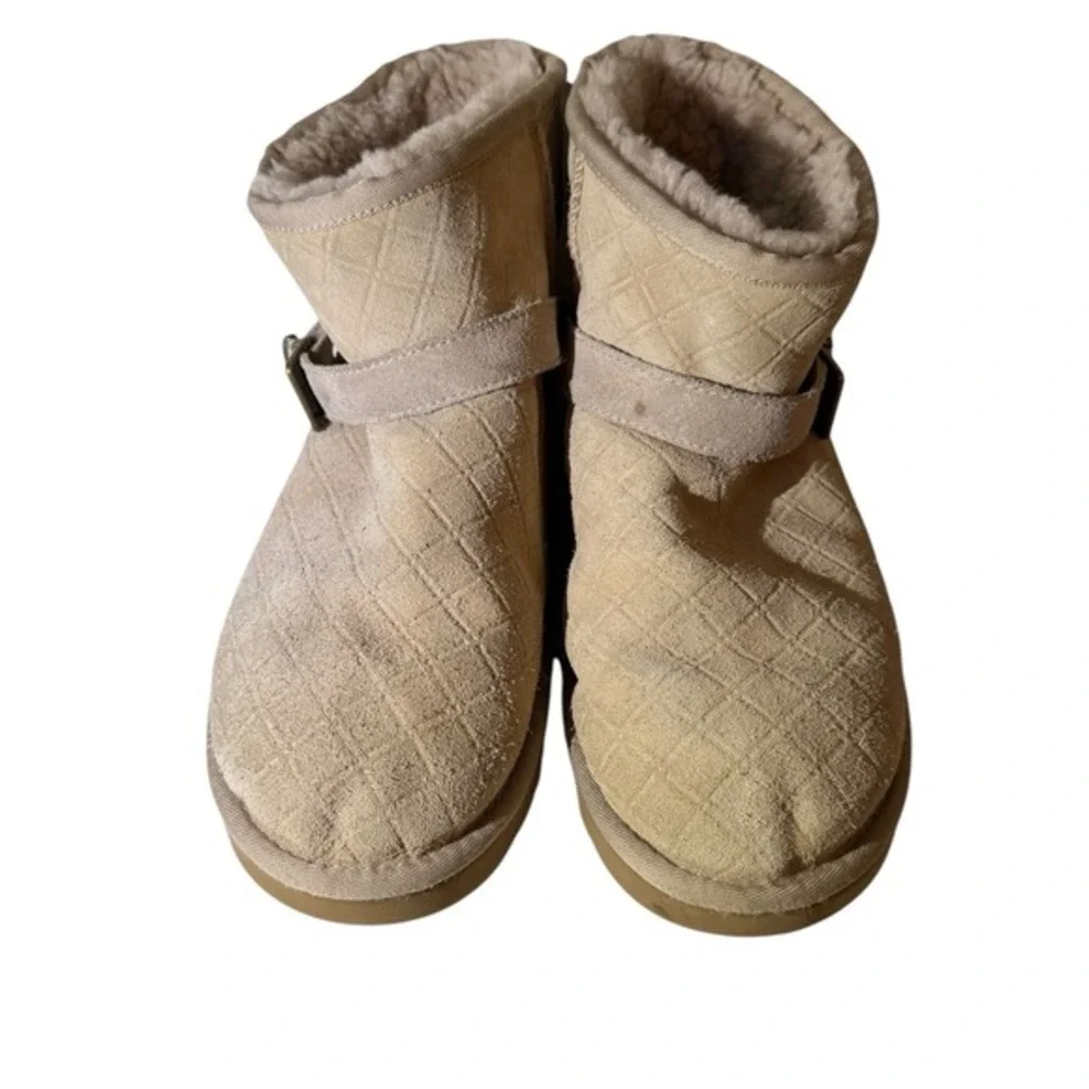 Ugg Brown Boot Marilu Double Diamond Swarovski Crystal Size 9 US‎